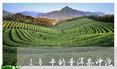 18年的普洱茶冲泡方法/2023110197262