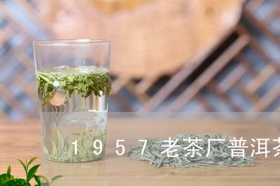 1957老茶厂普洱茶/2023100783726