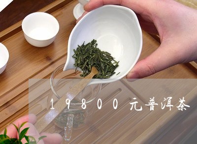 19800元普洱茶/2023091449482