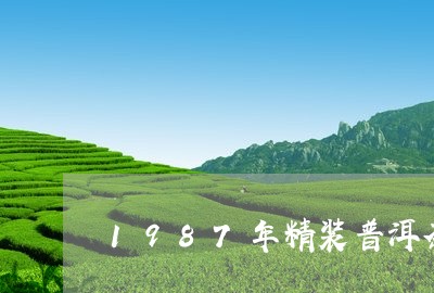 1987年精装普洱茶/2023100839480