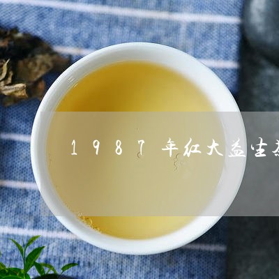 1987年红大益生茶/2023071633826