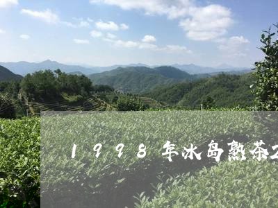 1998年冰岛熟茶250克/2023052795049