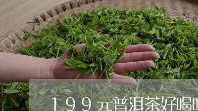 199元普洱茶好喝吗/2023062544947