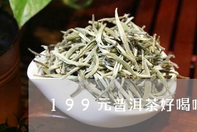 199元普洱茶好喝吗/2023100564159