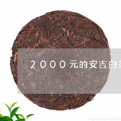 2000元的安吉白茶什么样/2023111404805