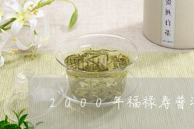 2000年福禄寿普洱茶/2023122000482