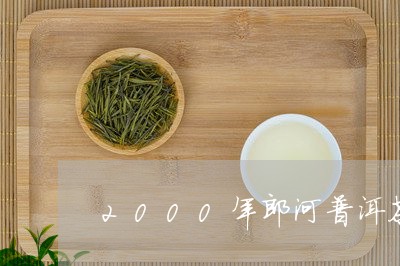 2000年郎河普洱茶/2023080170482