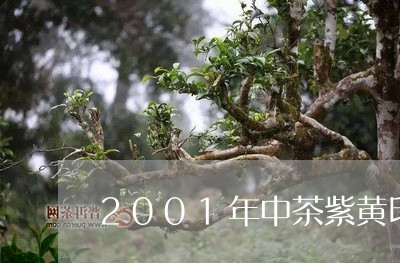 2001年中茶紫黄印易武茶饼/2023053110581