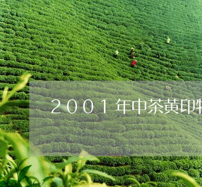2001年中茶黄印特级品/2023051153714