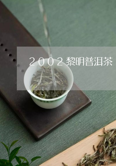 2002黎明普洱茶/2023070915279