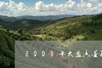 2003年大益六星孔雀茶/2023051261715