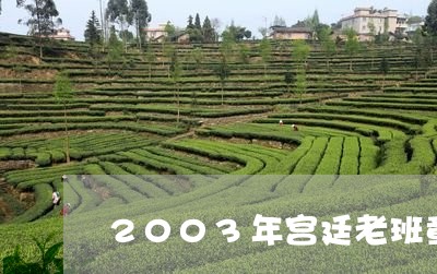 2003年宫廷老班章/2023092499593