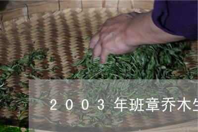 2003年班章乔木生态沱茶真假/2023060159594