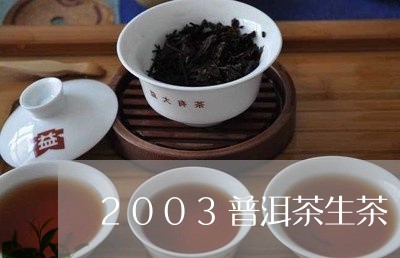 2003普洱茶生茶/2023091591713