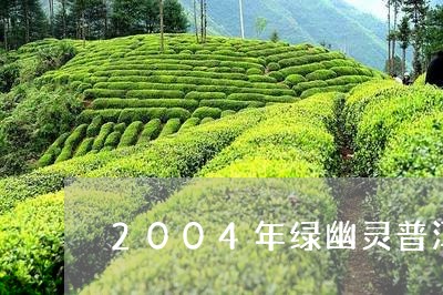 2004年绿幽灵普洱茶/2023110549371