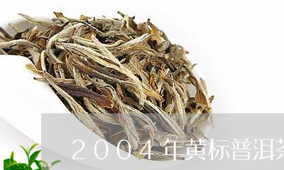 2004年黄标普洱茶/2023100647271