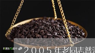 2005年老同志普洱茶砖/2023051022726