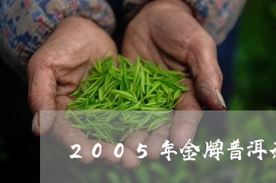 2005年金牌普洱茶/2023073116249