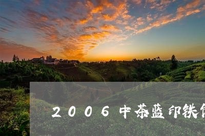 2006中茶蓝印铁饼/2023092085727