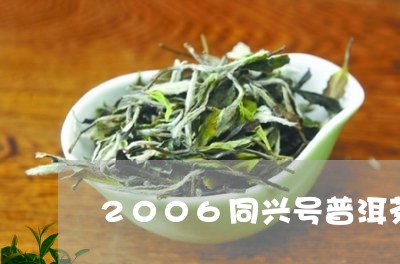 2006同兴号普洱茶/2023100503168