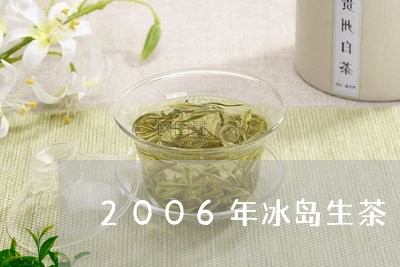 2006年冰岛生茶/2023042627237