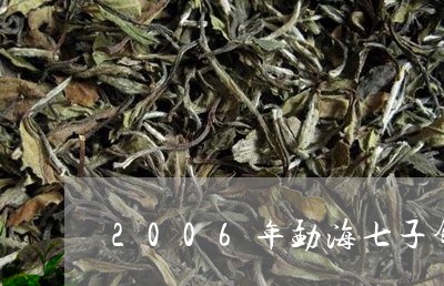 2006年勐海七子饼茶价格/2023052614040