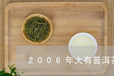 2006年大有普洱茶/2023062224935