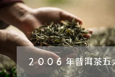 2006年普洱茶五大经典/2023112897481