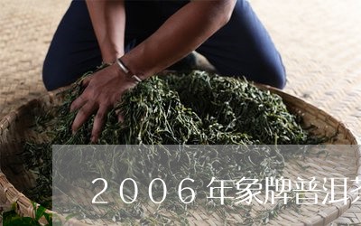 2006年象牌普洱茶/2023100869481