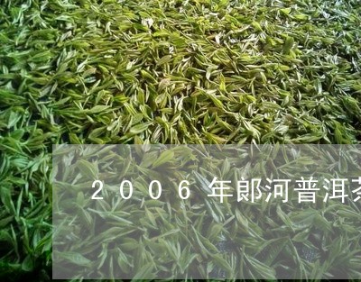 2006年郞河普洱茶/2023100718259