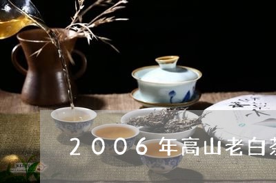 2006年高山老白茶/2023092792636