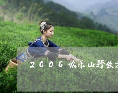 2006攸乐山野生老树茶/2023051142737