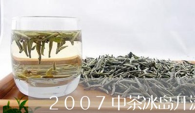 2007中茶冰岛开汤/2023092317370