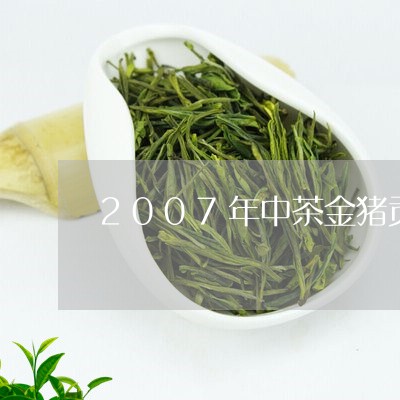 2007年中茶金猪贡饼价格/2023052713269