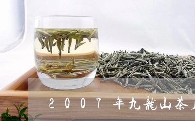 2007年九龙山茶厂普洱茶/2023052772048