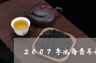 2007年冰岛普耳茶/2023092326270