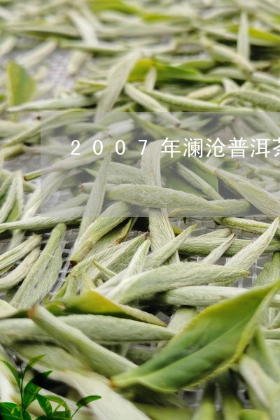 2007年澜沧普洱茶饼图片/2023052909583