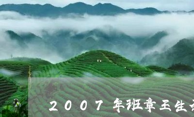 2007年班章王生茶限量版/2023052760706