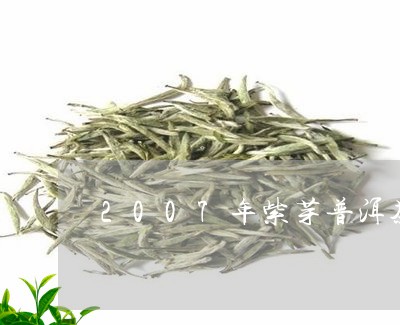 2007年紫芽普洱茶/2023100683168