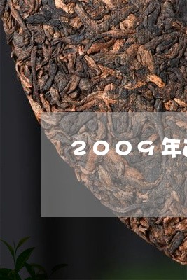 2009年古树普洱茶/2023100671826