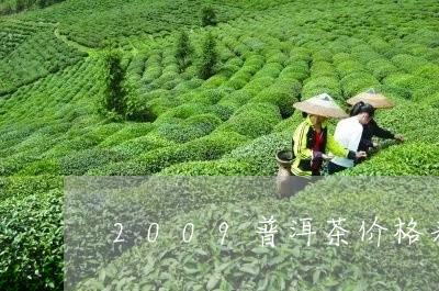 2009普洱茶价格表/2023073113703