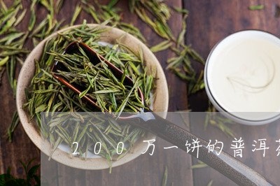 200万一饼的普洱茶/2023111052038