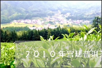 2010年宫廷普洱茶/2023062807260