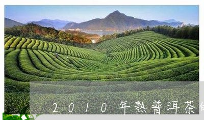 2010年熟普洱茶的冲泡方法/2023053058373