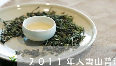 2011年大雪山普洱茶价格/2023052744258