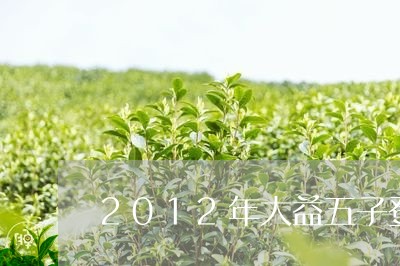 2012年大益五子登科生茶/2023052603714