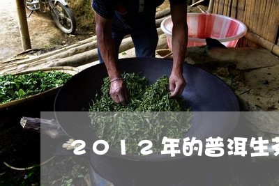 2012年的普洱生茶/2023092436047