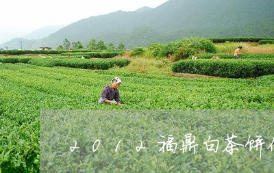 2012福鼎白茶饼价格表和图片/2023062969372