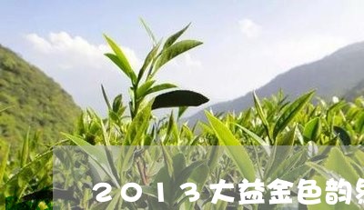 2013大益金色韵象/2023061006849