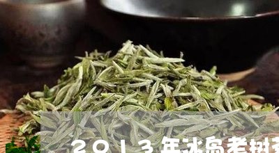 2013年冰岛老树茶/2023092472149